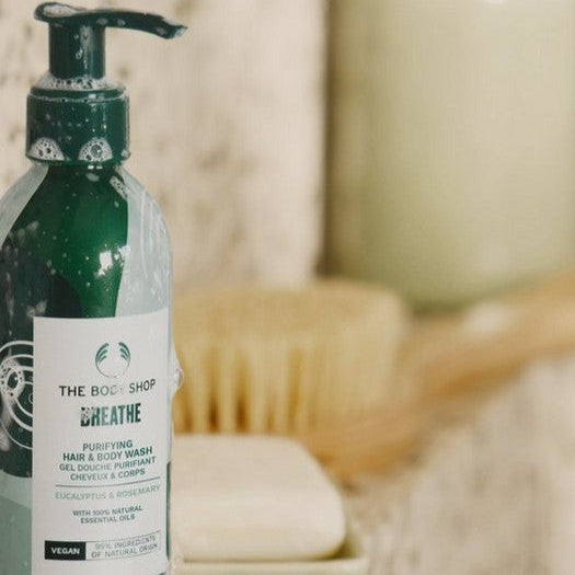 The Body Shop Breathe Purifying Hair & Body Wash 