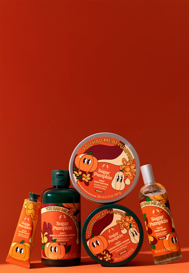 Sugar Pumpkin Range The Body Shop