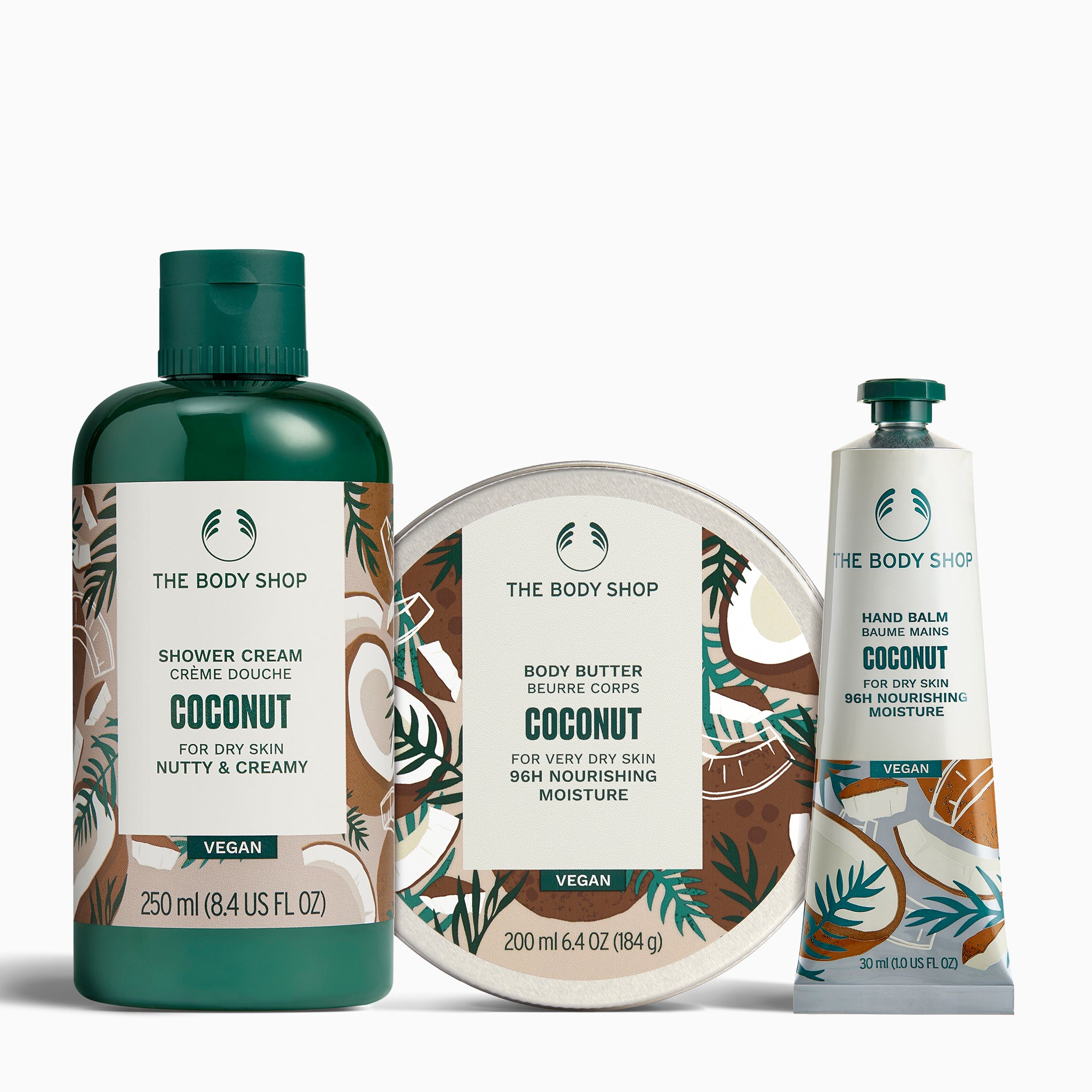 The Body Shop Nutty Body Care Collection